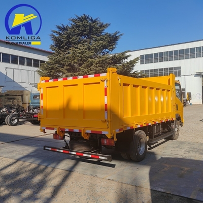 Capacidade de tanque de combustível de 120L Diesel 4X2 5tons Sinotruk HOWO Camião Benne