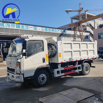 Mini camião de descarga de 4x2 6 rodas 3 toneladas 5 toneladas com um peso de carga de 1-10 toneladas para o Senegal
