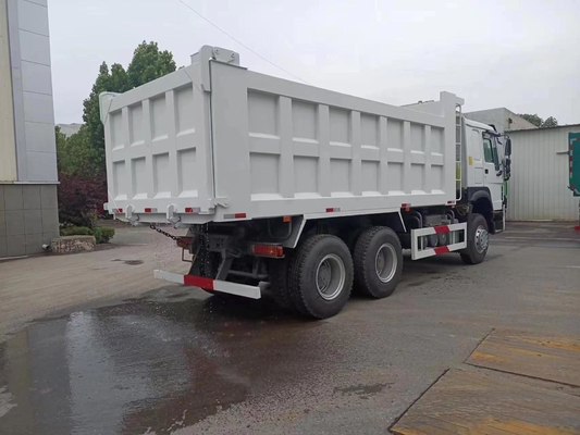 Estilo de elevação frontal Sinotruk HOWO 10 rodas 6X4 Carrinho de descarga de areia mineira
