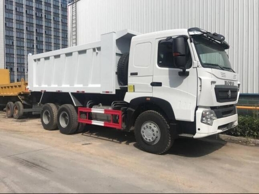 Estilo de elevação frontal Sinotruk HOWO 10 rodas 6X4 Carrinho de descarga de areia mineira