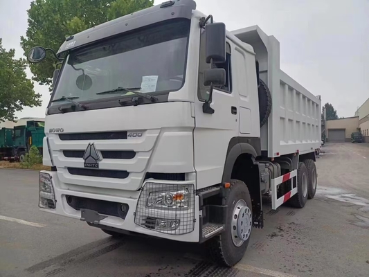 Estilo de elevação frontal Sinotruk HOWO 10 rodas 6X4 Carrinho de descarga de areia mineira