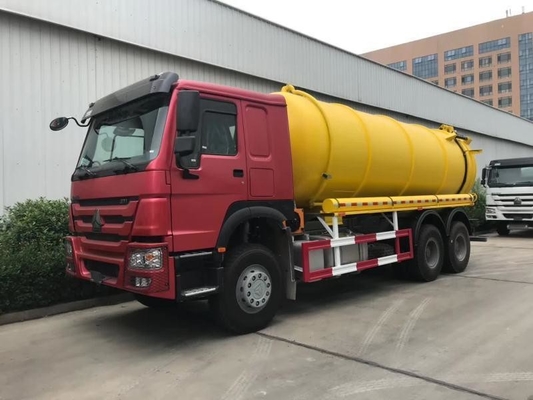 Sinotruck HOWO 6X4 4X2 8m3 10m3 12m3 15m3 Caminhão de sucção de esgoto usado a vácuo com AC