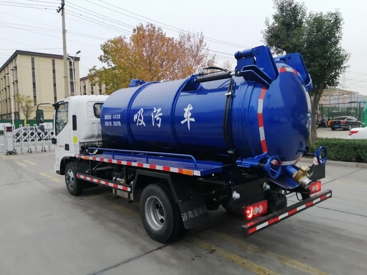 Dongfeng 4X2 10m3 12000 litros camião de sucção de vácuo de alta pressão com certificação CEE