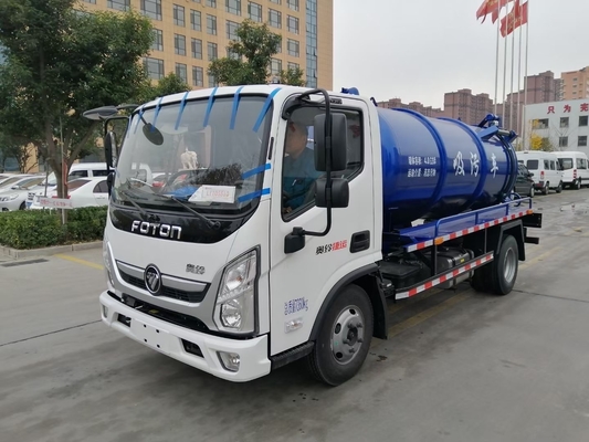 Dongfeng 4X2 10m3 12000 litros camião de sucção de vácuo de alta pressão com certificação CEE