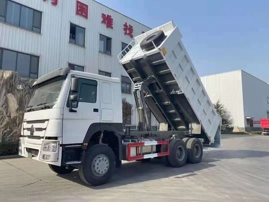 Sinotruk HOWO 6X4 Usado Carrinho de descarga para mineração com sistema de direção Zf8118