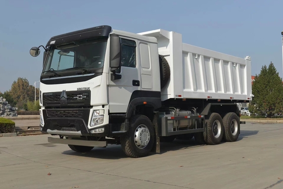 Desenho de pneu radial usado Sinotruk HOWO 6X4 caminhão com caixa de transmissão HW19710