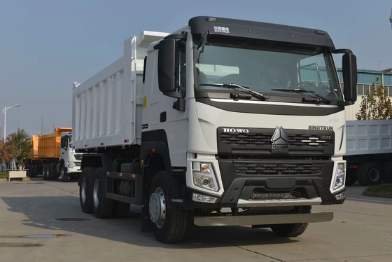 Desenho de pneu radial usado Sinotruk HOWO 6X4 caminhão com caixa de transmissão HW19710
