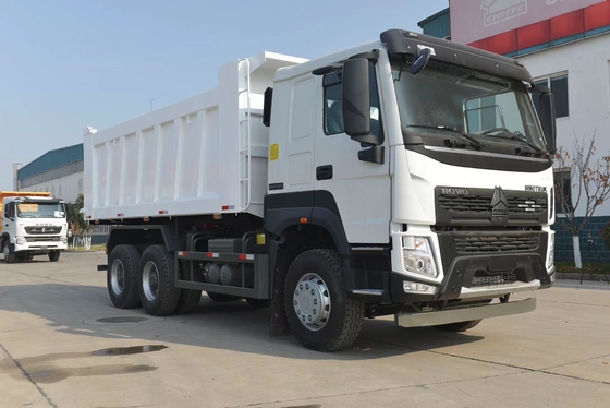 Desenho de pneu radial usado Sinotruk HOWO 6X4 caminhão com caixa de transmissão HW19710