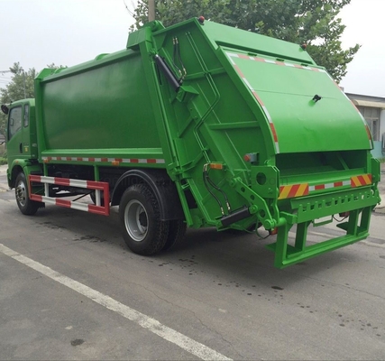 Sinotruk HOWO 4X2 Pequeno caminhão de lixo compactador de 5 toneladas 3 toneladas com 9726ml de deslocamento