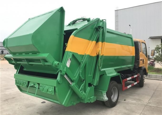 Caminhão Sino HOWO 4X2 Mini compactador de 5 toneladas Caminhão de lixo Tamanho para a norma de emissões Euro 2