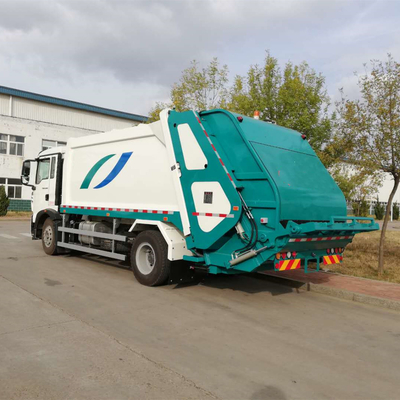 Caminhão Sino HOWO 4X2 Mini compactador de 5 toneladas Caminhão de lixo Tamanho para a norma de emissões Euro 2