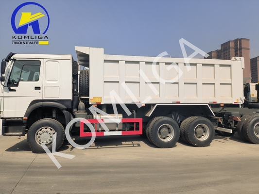 Estilo de elevação frontal 21-30t Capacidade de carga auto-derrubada 10 rodas de desvio 6X4 camião de descarga