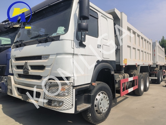 Estilo de elevação frontal 21-30t Capacidade de carga auto-derrubada 10 rodas de desvio 6X4 camião de descarga