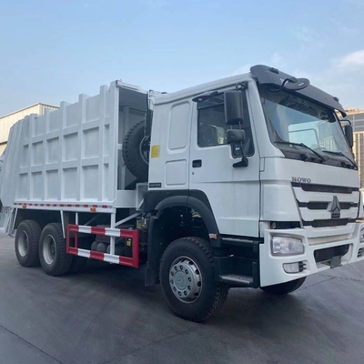 6X4 15m3 18m3 336HP Sinotruk HOWO Caminhão de lixo Dimensões para pedido personalizado