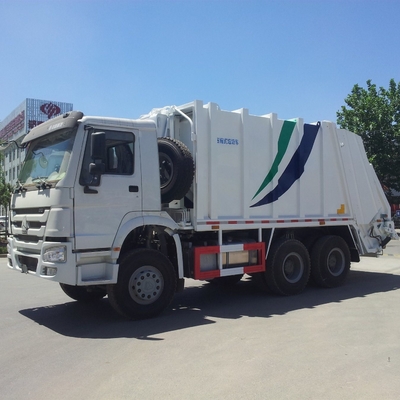 6X4 15m3 18m3 336HP Sinotruk HOWO Caminhão de lixo Dimensões para pedido personalizado