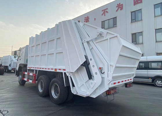 HW76 Cab Type 6X4 10 Wheeler Garbage Truck com capacidade de carga útil de 40T e sistema hidráulico