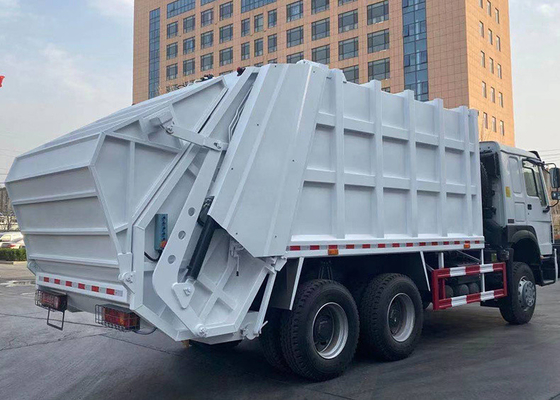 HW76 Cab Type 6X4 10 Wheeler Garbage Truck com capacidade de carga útil de 40T e sistema hidráulico