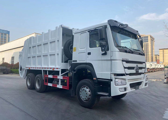 HW76 Cab Type 6X4 10 Wheeler Garbage Truck com capacidade de carga útil de 40T e sistema hidráulico
