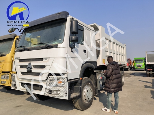 6X4 Tipper HOWO 10 rodas 371 HP camião de descarga chinês Sinotruk diesel com grande capacidade