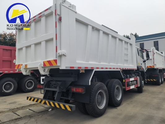 HOWO 10 rodas 371 HP 6X4 Tipper Sinotruk camião de descarga usado com pneus radiais 1200r20