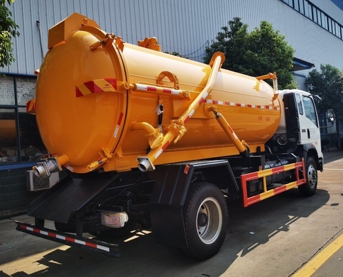 Sinotruk HOWO 4X2 5m3 10m3 camiões sépticos usados com norma de emissões Euro 2
