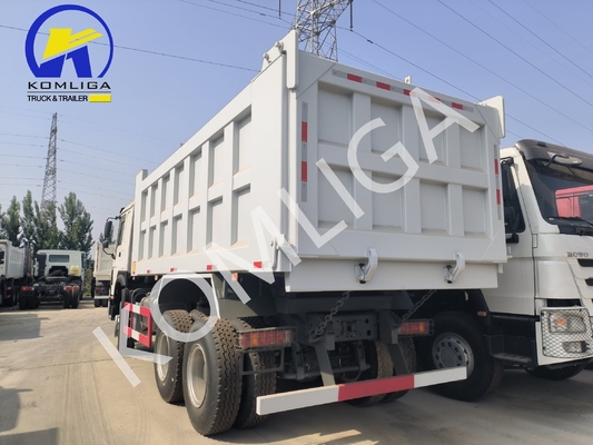 371 HP 6X4 Tipper Sinotruk HOWO Caminhão de descarga usado com assentos ≤5 e transmissão Hw19710
