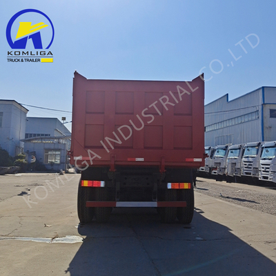 Capacidade de carga de 16 toneladas Caminhão Sinotruck HOWO 371HP 6X4 Caminhão de despejo Caminhão de descarga para benefício