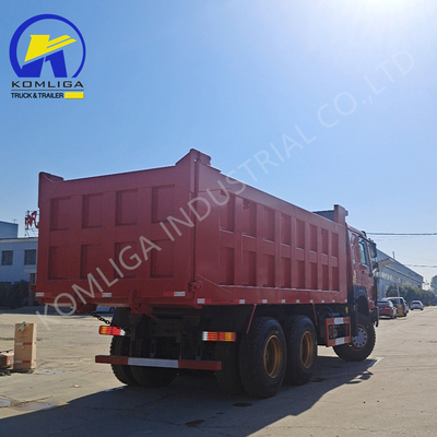 Capacidade de carga de 16 toneladas Caminhão Sinotruck HOWO 371HP 6X4 Caminhão de despejo Caminhão de descarga para benefício