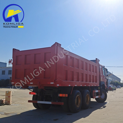 Capacidade de carga de 16 toneladas Caminhão Sinotruck HOWO 371HP 6X4 Caminhão de despejo Caminhão de descarga para benefício