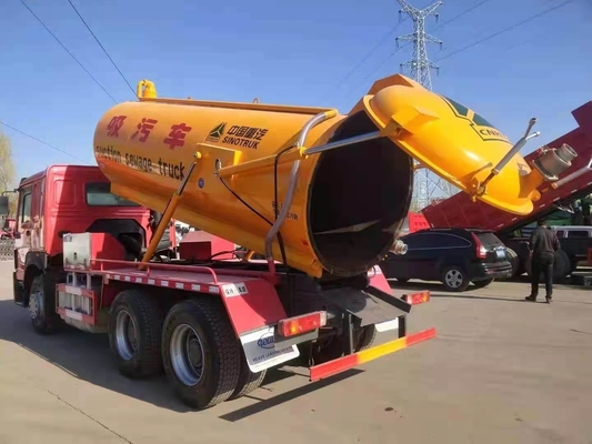 Combustível Diesel Sinotruk HOWO 10 Wheel 6X4 371HP 20cbm Septic Tank Truck para as suas necessidades