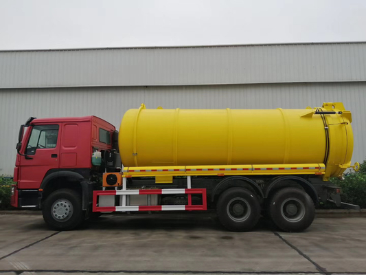 Venda camiões septicos usados de 6X4 336 HP com combustível diesel e Euro 2 padrão de emissões