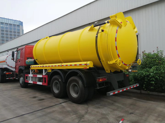 Venda camiões septicos usados de 6X4 336 HP com combustível diesel e Euro 2 padrão de emissões