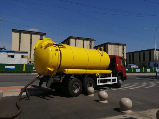 Venda camiões septicos usados de 6X4 336 HP com combustível diesel e Euro 2 padrão de emissões