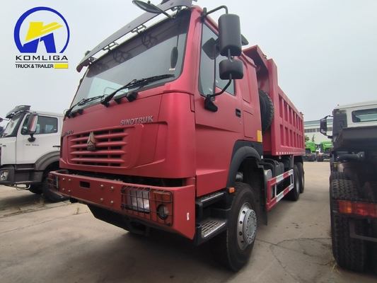 25-30 toneladas Capacidade caminhão de segunda mão Sinotruck HOWO 371HP 6X4 camião de lixo usado camião de descarga