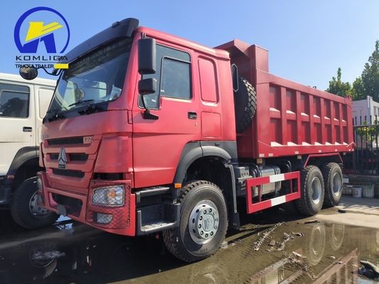 Tipo de transmissão manual Sinotruk Utilizado HOWO 10 rodas Tipper 6X4 Mining Dump Truck