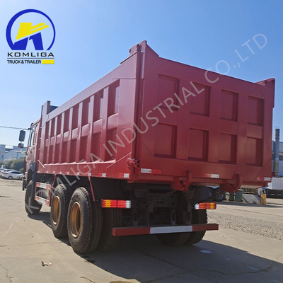 Sinotruk Utilizado HOWO caminhão 10 rodas de desvio de descarga 6X4 caminhão de despejo de mineração para eixo traseiro