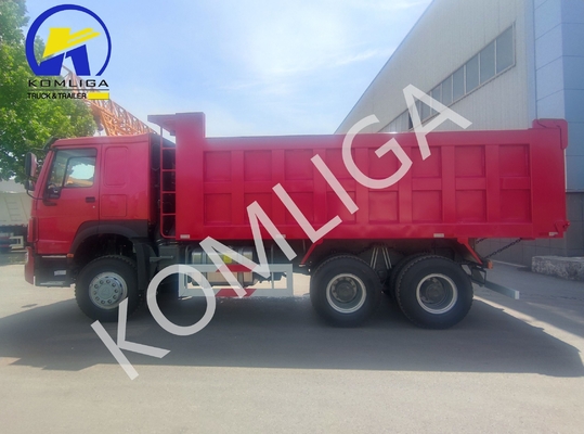 Sinotruk usou um caminhão de descarga de minas 6X4 para transporte de cargas pesadas