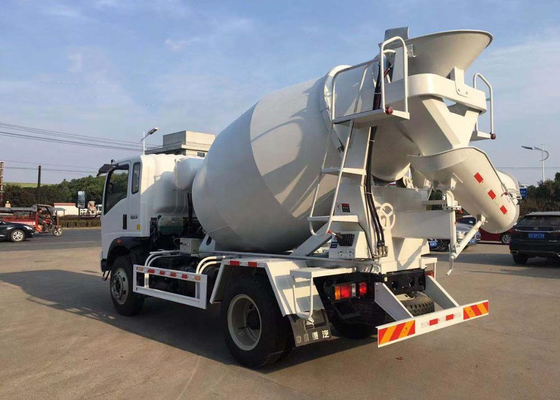 Pequeno caminhão de mistura de betão de 6 rodas 4X2 3 toneladas 5 toneladas Mini com padrão de emissões Euro 4