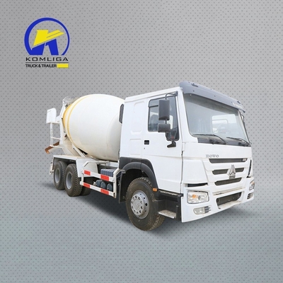 Sinotruck HOWO 8 cúbico 10 cúbico Mixer de concreto de caminhão com eixo de acionamento de dupla redução
