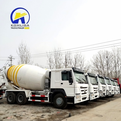 Sinotruck HOWO 8 cúbico 10 cúbico Mixer de concreto de caminhão com eixo de acionamento de dupla redução