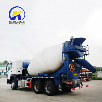 Sinotruck HOWO 8 cúbico 10 cúbico Mixer de concreto de caminhão com eixo de acionamento de dupla redução