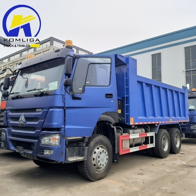 Sinotruk HOWO 6X4 10 Rodas 371HP camião usado depósito com ventral tipper elevação hidráulica