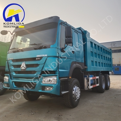 Estilo de elevação frontal HOWO 6X4 10 Rodas 371HP Mini Tipper Usado Dump Truck a preços acessíveis