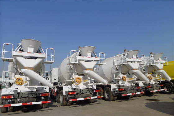 Sinotruck HOWO 6X4 8m3 9m3 10m3 Caminhão de mistura de cimento com eixo de tração de dupla redução