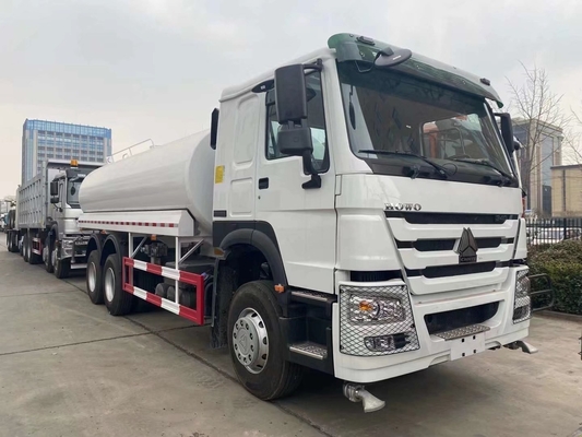 371HP 6X4 20000L 25000L caminhão de tanque de água com Zf8118 direção e transmissão Pto