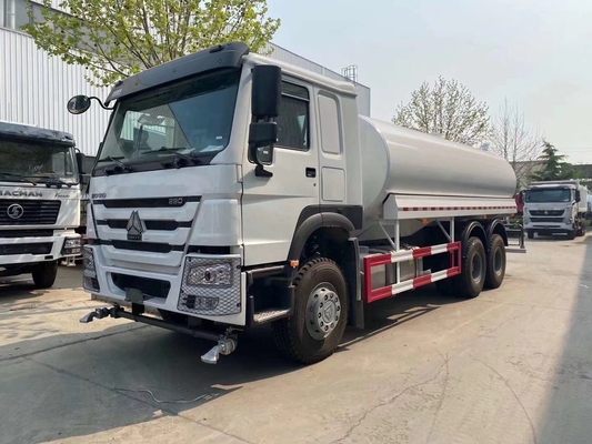 371HP 6X4 20000L 25000L caminhão de tanque de água com Zf8118 direção e transmissão Pto