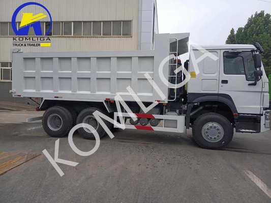Sinotruck usado HOWO 6X4 371HP Dumpper de inclinação com eixo dianteiro 9tons Capacidade de carga