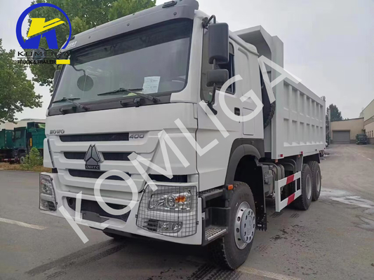 Sinotruck usado HOWO 6X4 371HP Dumpper de inclinação com eixo dianteiro 9tons Capacidade de carga