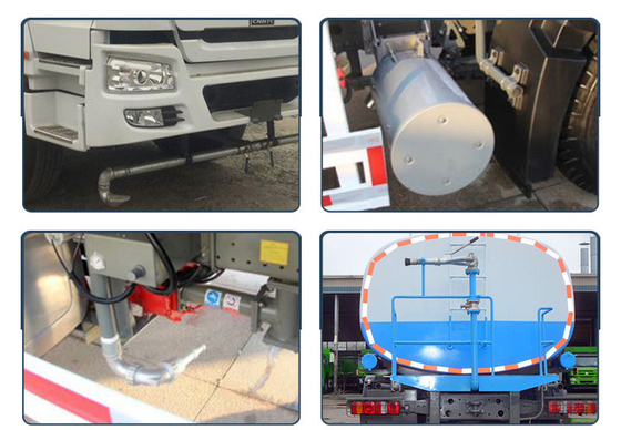 25000 litros Volume do tanque 4X2 Sinotruck HOWO Dongfeng Dimensões do camião de água potável