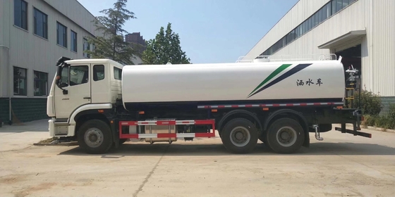 Sinotruck HOWO 371HP 6X4 Caminhão de água potável de aço inoxidável com tanque de combustível de 400L